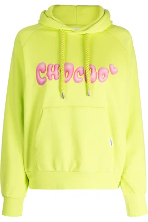 Chocoolate Logo-print cotton hoodie
