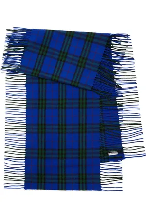 Burberry Check-pattern cashmere scarf