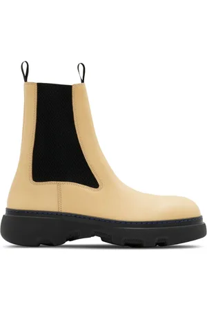 Burberry Creeper leather ankle boots