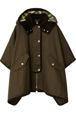 Burberry Hooded cotton cape