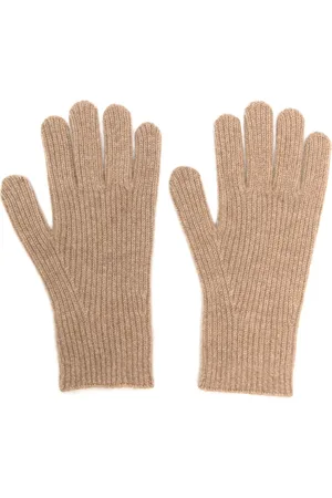 Totême Ribbed-knit cashmere gloves