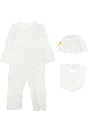 OFF-WHITE Doodle-print babygrow set
