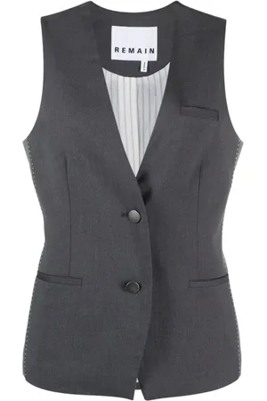 REMAIN Tailored two-tone waistcoat