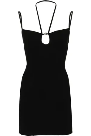 BLUMARINE Cut-out jersey mini dress