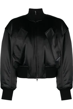 Alexander Wang Logo-tag padded bomber jacket
