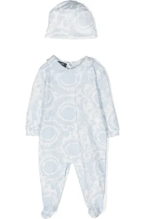 VERSACE Barocco-print sleepsuit set