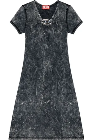Diesel D-Crespe A-line denim dress