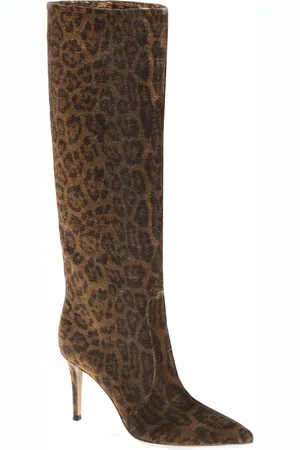 Gianvito Rossi Hansen 85mm leopard-print boots