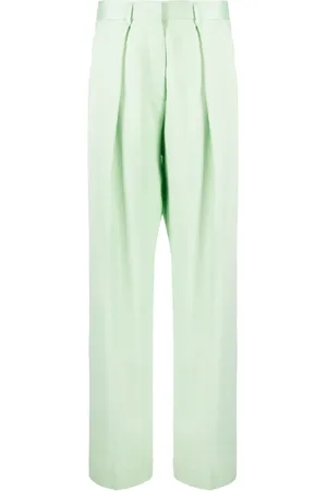FORTE FORTE Pleat-detail high-rise wide-leg pants