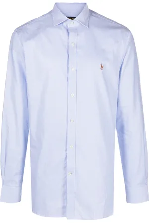 Ralph Lauren Embroidered-logo striped shirt