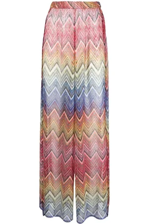 Missoni Zigzag crochet-knit trousers