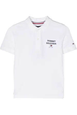 Tommy Hilfiger Embroidered-logo piqu??-weave polo shirt
