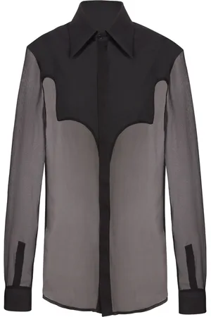 Balmain Western silk shirt