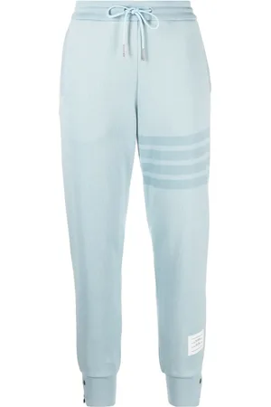 Thom Browne 4-Bar-stripe cotton track pants