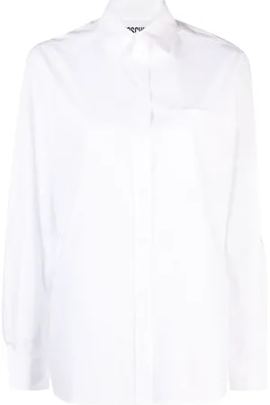 Moschino Logo-print poplin shirt