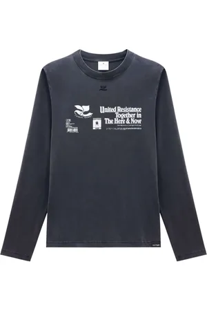 Courrèges Logo-print cotton sweatshirt