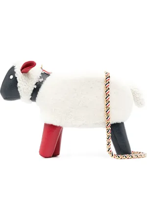 Thom Browne Sheep shearling shoulder bag
