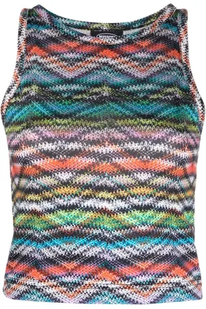 Missoni Zigzag-print performance tank top