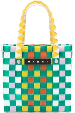 Marni Mini Market Criss-Cross woven basket bag