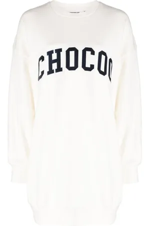 Chocoolate Logo crew-neck dress