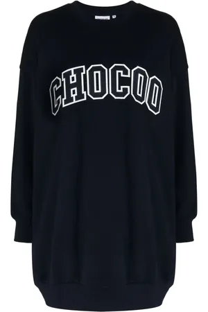 Chocoolate Logo crew-neck dress