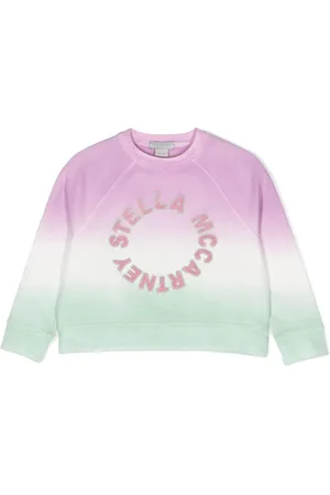 Stella McCartney Logo-appliqué gradient sweatshirt