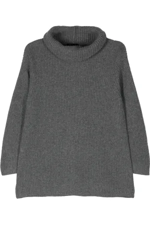 Emporio Armani Roll-neck ribbed-knit jumper