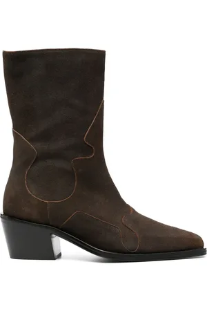 ECKHAUS LATTA 70mm zip-up suede boots