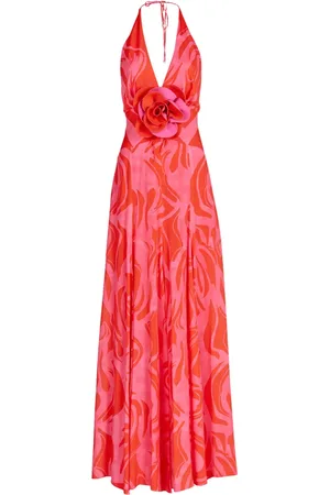 Silvia Tcherassi Tawny halterneck maxi dress