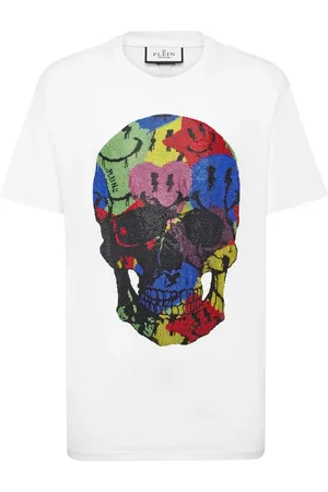 Philipp Plein Smile-print cotton T-shirt