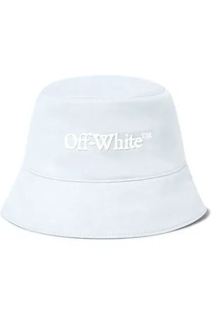 OFF-WHITE Bookish Drill-embroidery bucket hat