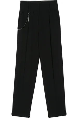 Emporio Armani Pleat-detail straight-leg trousers