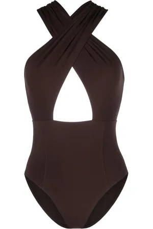 ULLA JOHNSON Keiran plunge-neck swimsuit