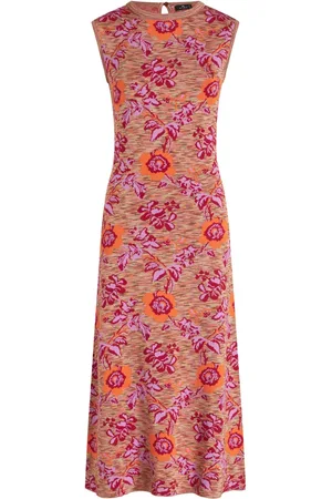 Etro Floral-jacquard sleeveless maxi dress