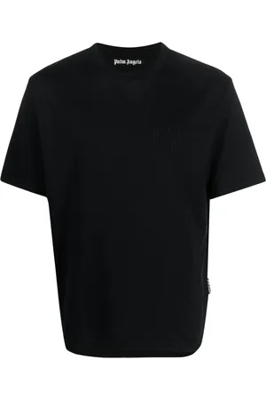 Palm Angels Monogram-embroidered cotton T-shirt
