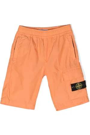 Stone Island Compass-appliqué cargo shorts
