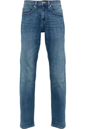 Frame Mid-rise slim-cut jeans