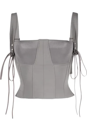 KNWLS Lace-up bustier top