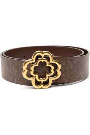 Maje Clover leather belt
