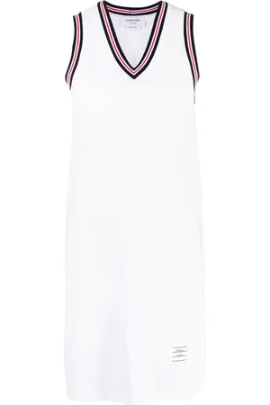 Thom Browne V-neck sleeveless dress