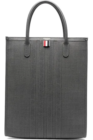 Thom Browne 4-Bar-stripes vertical tote bag