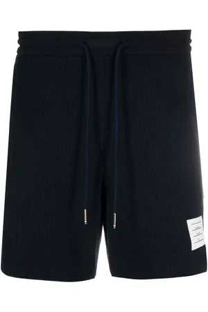 Thom Browne RWB stripe-trimmed track shorts