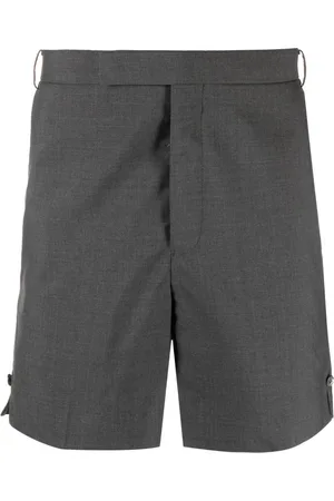 Thom Browne Concealed-fastening wool tailored shorts