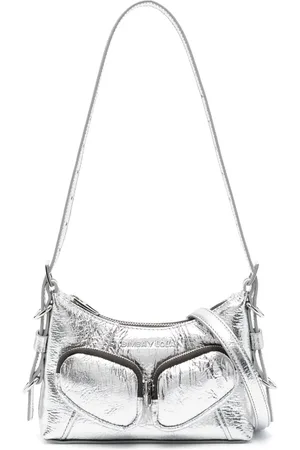 Bimba y Lola XS Pocket leather shoulder bag