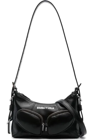 Bimba y Lola XS Pocket leather shoulder bag