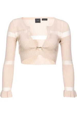 Pinko Striped cropped cardigan