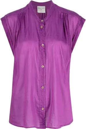 FORTE FORTE Short-sleeve sheer shirt