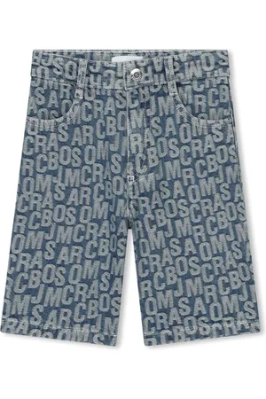 Marc Jacobs Monogram-jacquard denim shorts