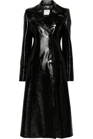 Courrèges Heritage Vinyl faux-leather trench coat