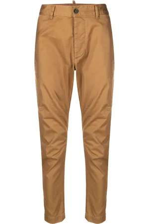 Dsquared2 Mid-rise tapered chino trousers